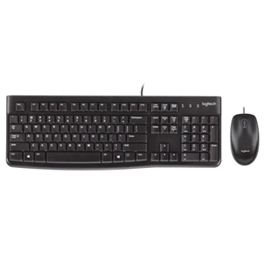Wired Keyboard & Mouse Desktop Kit, Spill-resistant design, Number Pad, 1000dpi Optical Mouse