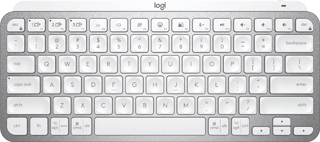 NOTE: Bolt Receiver sold separately (only works with Bluetooth out of box).</br>Introducing MX Keys Min, a smaller, smarter, and mightier minimalist wireless keyboard made for creators. The minimalist form factor provides improved ergonomics by aligning your shoulders and allowing you to place your mouse closer to your keyboard for less arm reaching, more comfort, and better body posture. Perfect Stroke keys are shaped for your fingertips with backlighting that automatically adjusts. Smart Dictation (4), Mic Mute/Unmute (1), and Emoji keys streamline your workflow even further