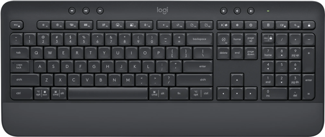 Achieve More with Less Effort: Wireless full-size keyboard layout with convenient access to all the right shortcut keys; save time with commands like mic mute, unmute, screenshot, and web navigation