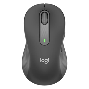 Left handed design: This comfortable full size mouse is designed for larger hands, for the optimal fit for left handed users. Connect via Bluetooth Low Energy or Logi Bolt receiver. 90% less click noise with SilentTouch technology. 24 month battery life.