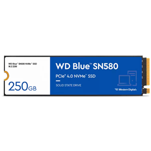 PCIe 8Gb/sec, 250GB, M.2 Internal Solid State Drive. Up to 4000MB/s Read, Up to 2000MB/s Write, PCIe Gen4 x4, 150TBW