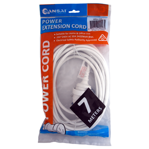7 metre length, 240V 10A cable