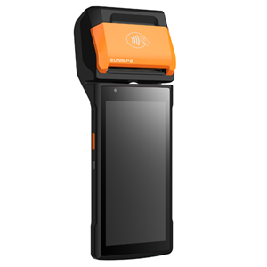 5.5"HD+, 8G+1G, 5M Camera, NFC, IC Card Reader, Magstripe Reader,  label & receipt print (30-58mm labels, 58mm thermal rolls - suggest RA8219). 2540mAh removable battery, WiFi + Bluetooth</br></br>Android 11 Go Sunmi OS with Sunmi app store. Supports app install via APK.</br></br>https://www.sunmi.com/en-US/p2/