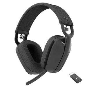 Look and sound your best on video calls with Logitech® Zone Vibe Wirelsess Headset. Certified advanced noise-canceling mic technology clearly captures your voice to make meetings better while high-quality sound helps you stay in the zone wherever you work.
