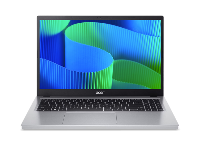 EX215-34-P3Z6</br>Intel N200 4C/4T up to 3.7GHz, 15.6" FHD 1920x1080 60Hz 220nits Anti-Glare, 8GB LPDDR5 Memory (non upgradeable), 256GB SSD, Onboard Graphics, 802.11a/b/g/n/ac+ax, Bluetooth 5.2, HD TNR Camera, 50Wh Li-ion battery, Up to 8.5 hours, 2x Type-A USB 3.2 Gen1, 1x Type-C USB 3.2 Gen 2 (charging), 1x HDMI 2.1, 1x 3.5mm headphone/speaker, 65W AC Pin, 1.75 kg, 362.9 (W) x 239.69 (D) x 18.9 (H) mm, Windows 11 Home, 1 Year Waranty, Silver