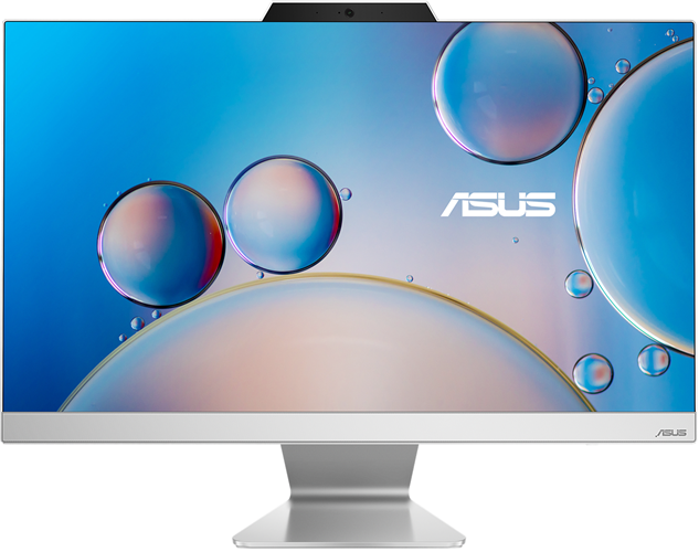 23.8", FHD (1920 x 1080), LCD, 250nits, Wide view, Anti-glare display, Intel® Core™ i5-1335U Processor 1.3 GHz, 8GB DDR5 SO-DIMM, 512GB M.2 NVMe™ PCIe® 3.0 SSD, Wi-Fi 6(802.11ax) (Dual band) 1*1 + Bluetooth® 5.2 Wireless Card, 720p HD camera, with privacy shutter, 1x Kensington lock, 1x 3.5mm combo audio jack, 1x USB 2.0 Type-A, 1x DC-in, 1x RJ45 Gigabit Ethernet, 1x HDMI in 1.4, 1x HDMI out 1.4, 1x USB 2.0 Type-A, 1x USB 3.2 Gen 1 Type-C, 3x USB 3.2 Gen 1 Type-A, Wireless white keyboard, Wireless optical mouse included in the box, 5.40 kg, White, Windows 11 Home.