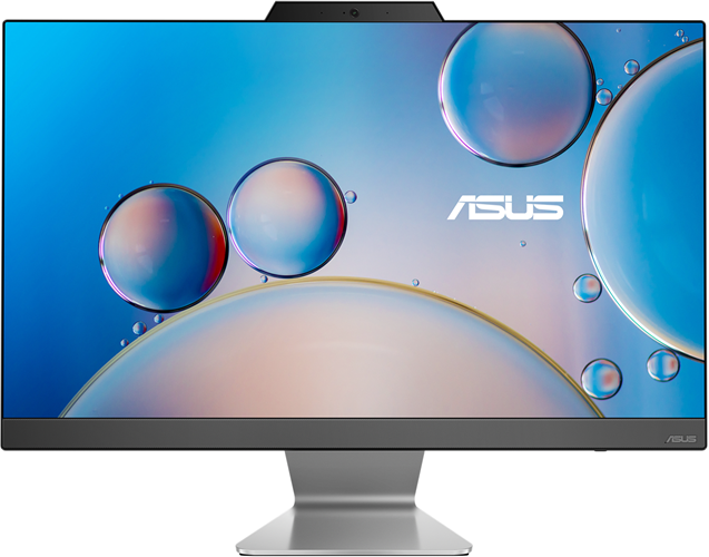 23.8", FHD (1920 x 1080), LCD, 250nits, Wide view, Anti-glare display,Touch screen, Normal Stand,Intel® Core™ i5-1335U Processor 1.3 GHz, 8GB DDR4 SO-DIMM, 512GB M.2 NVMe™ PCIe® 4.0 SSD, Wi-Fi 6(802.11ax) (Dual band) 1*1 + Bluetooth® 5.2 Wireless Card, 720p HD camera, with privacy shutter, 1x Kensington lock, 1x 3.5mm combo audio jack, 1x USB 2.0 Type-A Side, 1x DC-in, 1x RJ45 Gigabit Ethernet, 1x HDMI in 1.4, 1x HDMI out 1.4, 1x USB 2.0 Type-A, 1x USB 3.2 Gen 1 Type-C, 3x USB 3.2 Gen 1 Type-A Back,Wireless white keyboard, Wireless optical mouse included in the box, 5.40 kg, Silver, Windows 11 Home.