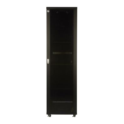 4Cabling 45RU 600mm Wide x 800mm Deep Free Standing Server Rack</br>FEATURES</br>Supplied Fully Assembled</br>Constructed from High-Quality Cold-Rolled Steel</br>Rails 2mm, frame and doors 1.2mm, panels, shelves and cable management 1.2mm</br>4-way Ceiling Mount Fan Kit</br>6-way Rack Mount Power Rail</br>40 sets of cage nuts</br>3 x fixed shelves</br>Lockable tempered glass front door, solid lockable steel side and back doors</br>Adjustable 19" L rails front and rear of server rack</br>Levelling feet and lockable castor wheels</br>Cable entry glands on the top and bottom</br>Earthed doors and side panels</br>Static loading capacity 800kg</br>Designed/built to ANSI-310-D, IEC 297-2, DIN 41491/41494 Standards</br></br>Direct Delivery Item