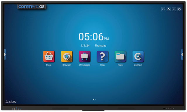 LCD IPS 4K Screen, Toughened Glass 3.2mm, Grade Mohs Level 8, IR Touch frame, D-LED Backlight, 16:9 Aspect Ratio, 400 cd/m2, 1200:1 Contrast Ratio, 60hz refresh rate, 178degree viewing angle, 6ms response time, 30,000 hrs screen life. 40 Touch Points, 1mm accuracy. 75"