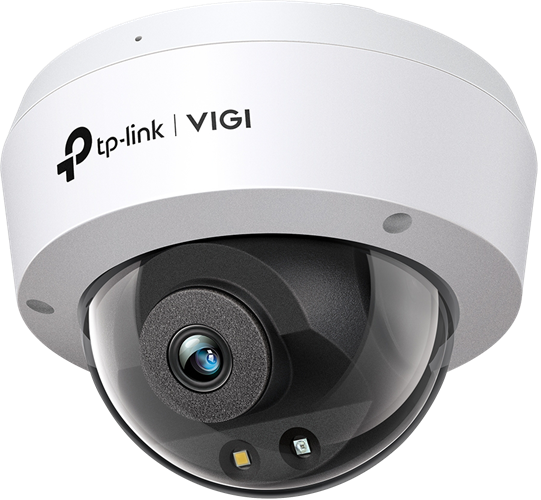5MP Full-Color Dome Network Camera</br>SPEC: H.265+/H.265/H.264+/H.264, 1/2.7"" Progressive Scan CMOS, Color/0.005 Lux@F1.6, 0 Lux with IR/White Light, 25fps/30fps ( 2880x1620, 2048x1280, 1920x1080,1280x720), True WDR, PoE/12V DC, 2.8 mm Fixed Lens, Built-In Microphone, micro-SD Slot, IK10, IP67</br>FEATURE: Full-Color and IR Night Vision (Up to 30 m), Smart Detection (Human &Vehicle Classification)(Motion Detection, Area Intrusion Detection, Line-Crossing Detection, Camera Tampering Detection, Abandoned Object Detection, Object Removal Detection, Area Entrance Detection, Area Exiting Detection, Vehicle Detection , Human detection), SmartVid (Smart IR, 3D DNR, BLC), ONVIF, Remote Monitoring, VIGI App, Web, VIGI Security Manager"</br>
