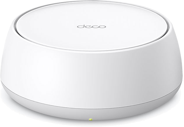 Deco BE25  1-pack</br>5 Gbps Dual-Band Wi-Fi – 4324 Mbps (5 GHz) + 688 Mbps (2.4 GHz).†</br>2.5 Gbps Wired Connections</br>Wireless and Wired Combined Backhaul</br>Multi-Link Operation (MLO) – Simultaneously send and receive data across different bands and channels</br>Seamless AI-Driven Roaming</br>TP-Link HomeShield</br>Universal Compatibility – Backward compatible with all Wi-Fi generations and works with any internet service provider (ISP) and modem</br>