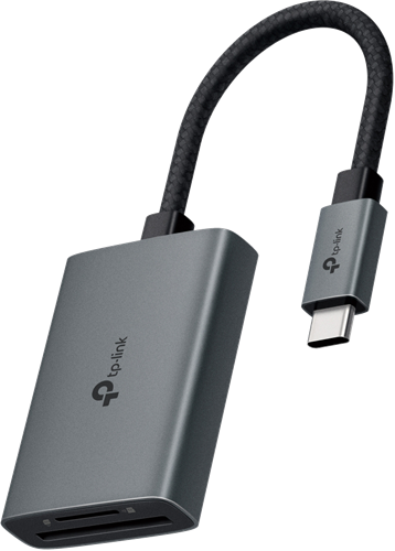 Simultaneous read/write of SD + micro-SD cards up to 2TB</br>USB3.0 Type-C up to 5Gbps</br>Aluminium Alloy with 150mm Lead