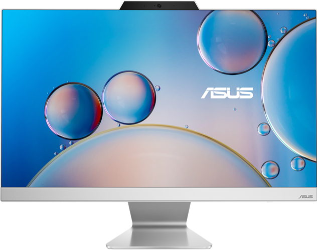 23.8", FHD (1920 x 1080), LCD, 250nits, Wide view, Anti-glare display, Normal Stand, Intel® Core™ i5-1335U Processor 1.3 GHz, 16GB DDR5 SO-DIMM, 1TB M.2 NVMe™ PCIe® 4.0 SSD, Wi-Fi 6E(802.11ax) (Dual band) 2*2 + Bluetooth® 5.3 Wireless Card, 720p HD camera, with privacy shutter, 1x Kensington lock, 1x 3.5mm combo audio jack, 1x USB 2.0 Type-A, 1x DC-in, 1x RJ45 Gigabit Ethernet, 1x HDMI in 1.4, 1x HDMI out 1.4, 1x USB 2.0 Type-A, 1x USB 3.2 Gen 1 Type-C, 3x USB 3.2 Gen 1 Type-A ,Wireless white keyboard, Wireless optical mouse included in the box, 5.40 kg, White, Windows 11 Home.