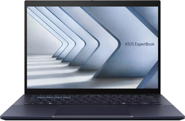 Asus Expertbook, 14”, WQXGA (2560 x 1600), 500nits, LED Backlit, Anti-glare display, Touch Screen, Intel® Core™ Ultra 7 Processor 155H 1.4 GHz, 32GB DDR5 SO-DIMM, 512GB M.2 2230 NVMe™ PCIe® 4.0 SSD, 1080p FHD camera with privacy shutter, Wi-Fi 6E(802.11ax) (Dual band) 2*2 + Bluetooth® 5.3, Fingerprint, Backlit chiclet Keyboard, 2x USB 3.2 Gen 2 Type-A, 2x Thunderbolt™ 4, compliant with USB4, supports display / power delivery, 1x HDMI 2.1 TMDS, 1x 3.5mm Combo Audio Jack, 1x RJ45 Gigabit Ethernet, Smart card reader, 1.26kg, star Black, Windows 11 pro.</br></br>One Year On Site Warranty– Ph 0800 278 788 </br></br>Warranty Upgrades available:</br>LWL2035 Asus Commercial NB Warranty 12M Base -> 24M Local On Site </br>LWL2049 Asus Commercial NB Warranty 12M Base -> 36M Local On Site