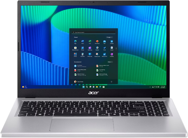 EX215-57-50K4 15.6" FHD ComfyView LCD, Intel Core i5-13420H (8 core 4P/4E 12 Thread) up to 4.6GHz , 8GB DDR5 (1x 8GB 1 free slot), 256GB PCIe NVMe SSD, Wifi6+BT, 2x Type-C (charging & DP Alt mode), 1x HDMI, 2x USB3.2 Type-A, 53Wh Li-Ion battery, Windows 11 Pro, 3 year warranty</br>Silver, PSU = NB4547 </br>