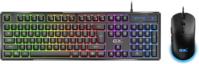 Upgrade your gaming experience with the Scorpion KM-GX6 combo, featuring a high-performance keyboard and precision mouse. The Scorpion K6 SE gaming keyboard delivers a mechanical-like key feel, 19 anti-ghosting keys, and RGB backlighting for immersive gameplay. It includes a Copilot AI key for smart functionality and a spill-resistant design for added durability. Paired with the Ammox X1-600 gaming mouse, you&rsquo;ll enjoy 7-colour RGB lighting and adjustable DPI settings from 400 to 3200, ensuring accurate control for every playstyle.