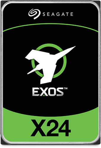 Seagate Exos X24 ST20000NM002H 20 TB Hard Drive - 3.5" Internal - SATA (SATA/600) - Conventional Magnetic Recording (CMR) Method - Storage Array Device Supported - 7200rpm - Hot Pluggable