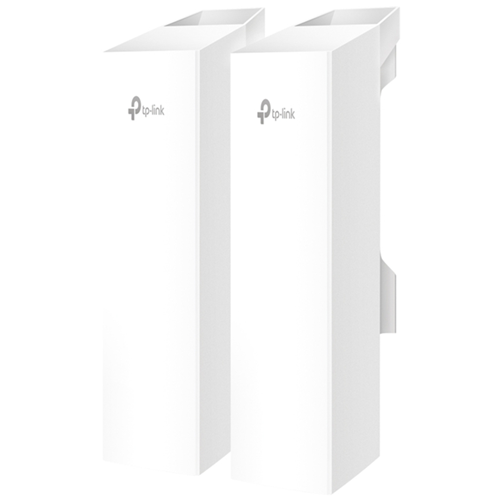 Omada 2.4GHz 300Mbps Indoor/Outdoor Wireless Bridge (EAP100-Bridge KIT)</br>· Up to 1640 ft (500 m)  Wi-Fi transmission* </br>· Equipped with Omada Smart Bridging: Our unique design for the most effortless and easy bridge setup ever.</br>· Plug-and-Play Preconfigured Kit: Preconfigured for instant auto-pairing, the bridges deliver instant connectivity right out of the box. Simply power on and go. Ideal for quick deployments.</br>· App-Guided Alignment: Visualized App-Guided Alignment for long-distance setups and Instant Speed Testing for installation verification.</br>· Flexible Power Supply: 802.3af PoE, 24V Passive PoE, and 12V DC (compatible with TP-Link solar power supply systems).</br>· 3× Fast Ethernet Ports: Connects more cameras and devices without an extra switch.?</br>· Built for Tough Outdoor Conditions:  Features an IP65 weatherproof enclosure and operating range of -40? to +158 ?.**</br>· Remote Monitoring & Management: Choose Standalone mode or Omada SDN mode for remote centralized management via Web UI or app.</br>**No Power Supply or PoE Injector included: requires PoE or Solar Power**</br>