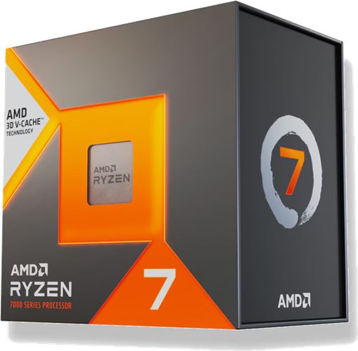 AMD Ryzen 7 7800X3D, 8C/16T, Up to 5.0 GHz, 104MB Total Cache, Socket AM5, 120W, No Fan</br>