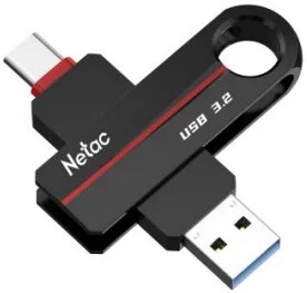 Netac US18 USB3.2 Type-A + Type-C Dual Flash Drive 256GB