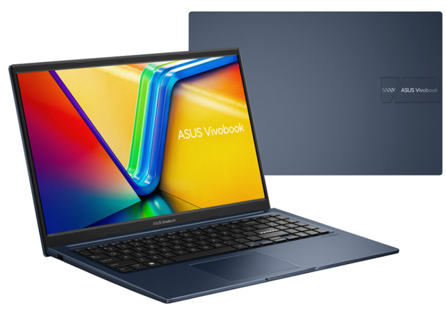 ASUS Vivobook 15, 15.6" FHD (1920 x 1080), 250nits, Anti-glare display, LED Backlit, Intel&reg; Core&trade; 5 Processor 120U 1.4 GHz (12MB Cache, up to 5.0 GHz, 10 cores, 12 Threads), 16GB DDR5 (8GB SODIMM, 8GB on-board), 512GB M.2 NVMe&trade; PCIe&reg; 4.0 SSD, 720p HD camera, Wi-Fi 6(802.11ax) (Dual band) 1*1 + Bluetooth&reg; 5.2 Wireless Card, Chiclet Keyboard, 1x USB 2.0 Type-A (data speed up to 480Mbps), 1x USB 3.2 Gen 1 Type-C (data speed up to 5Gbps), 2x USB 3.2 Gen 1 Type-A (data speed up to 5Gbps), 1x HDMI 1.4, 1x 3.5mm Combo Audio Jack, 1x DC-in, 1.70 kg, Quiet Blue, Windows 11 Home. </br></br>Warranty Upgrades available:</br>LWL1007 Asus Consumer NB Warranty 12M Base -> 36M Pickup & Return (NZ)</br>LWL1014 Asus Consumer NB Warranty 12M Base->36M Pickup & Return (Global)</br>LWL1021 Asus Consumer NB Warranty 12M Base -> 12M Local On Site (3BD) Ph 0800 278 788</br>LWL1028 Asus Consumer NB Warranty 12M Base -> 36M Local On Site (3BD) Ph 0800 278 788