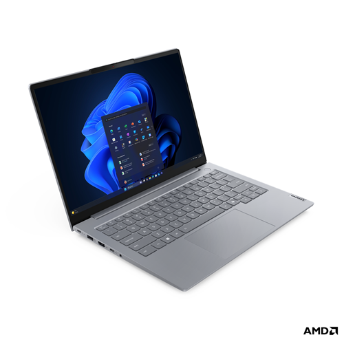 Lenovo ThinkBook 14 Gen9, 21V0006UAU, Arctic Grey, 14.0" WUXGA (1920 x 1200) IPS Anti-Glare 300N, AMD Ryzen&trade; 7 250 Processor, 16GB (8GB + 8GB) DDR5 5600MHz, 512GB SSD PCIe-NVMe Gen4, AMD Radeon Graphics, Wi-Fi 6 (2x2 802.11ax), No WWAN, 4-in-1 card reader, Bluetooth, FingerPrint Reader, ThinkBook Backlit Keyboard, Integrated FHD + IR Hybrid Camera w/privacy shutter, Integrated 48Wh Battery, Windows&reg; 11 Professional, 1 Year Onsite, 65W USB-C 3P BK