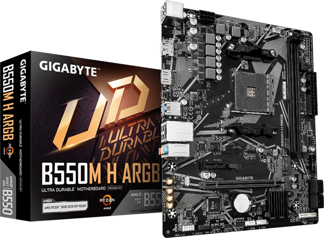 Micro ATX</br>AMD Socket AM4: Supports AMD Ryzen&trade; 5000 / 4000 / 3000 Series Processors</br>Dual Channel DDR4, 2x DIMMS</br>PCIe Gen4.0 x4 M.2 with PCIe NVMe & SATA mode support?</br>Fast Network: GbE LAN</br>2 x USB 2.0/1.1 ports</br>1 x PS/2 keyboard/mouse port</br>1 x DisplayPort*</br>1 x HDMI port*</br>1 x Q-Flash Plus button</br>4 x USB 3.2 Gen 1 ports</br>1 x RJ-45 port</br>3 x audio jacks</br>