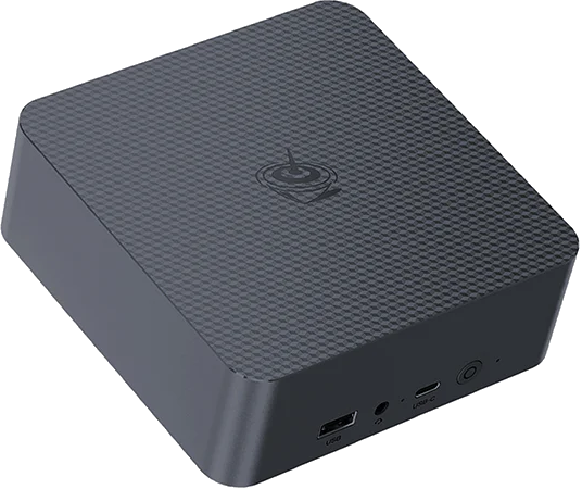 BEELINK EQR5 Mini PC 6 Core AMD Ryzen 5 5625u Barebone System - Mini PC - AMD Ryzen 5 5625u 6 Core 12 Thread up to 4.3GHz (Zen 3 Cezanne) - 16GB DDR4-3200 SoDIMM (2x8GB) - 500GB M.2 SSD - spare M.2 slot -  Radeon RX Vega 7 graphics - 2x HDMI - USB Type-C - Dual RJ45 Gigabit Ethernet - Wi-Fi 6 - Bluetooth 5.2 - 3.5mm audio jack -  3x USB3.2  1x USB2.0, 126 x 126 x 44mm</br>Use NUC983 to VESA mount
