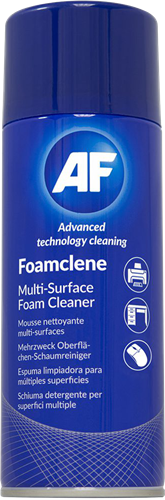 Anti-Static Foaming Cleaner for removing ingrained grease, dust and dirt on plastic casings, office furniture and walls. Non Flammable. Use with Safecloths, Safewipes or PC Buds. 300ml can.